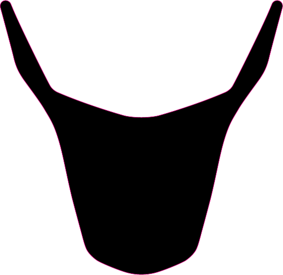 Surron LBX rear fender decal