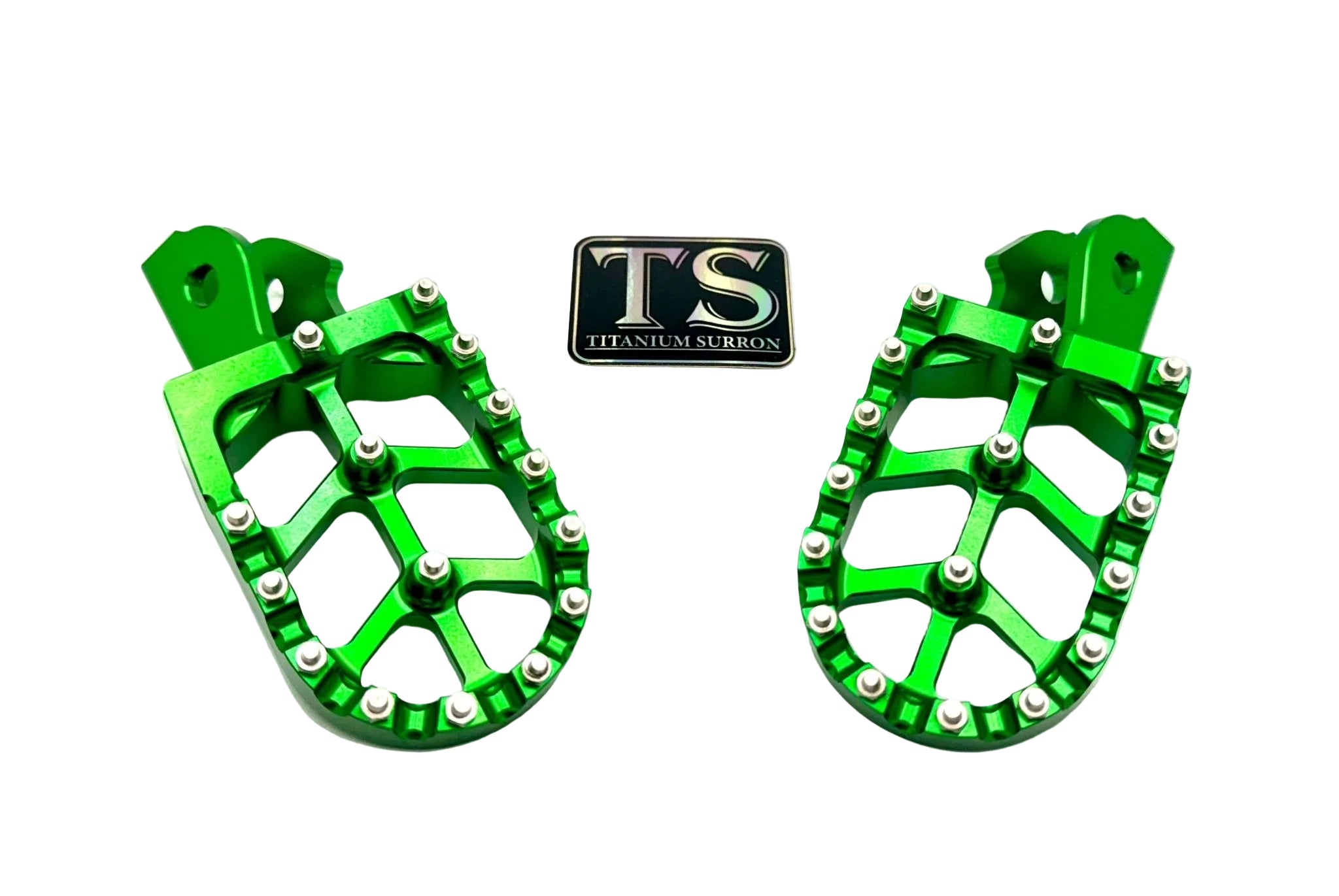 Anodized Aluminum Foot Pegs for Surron and Similar E-moto