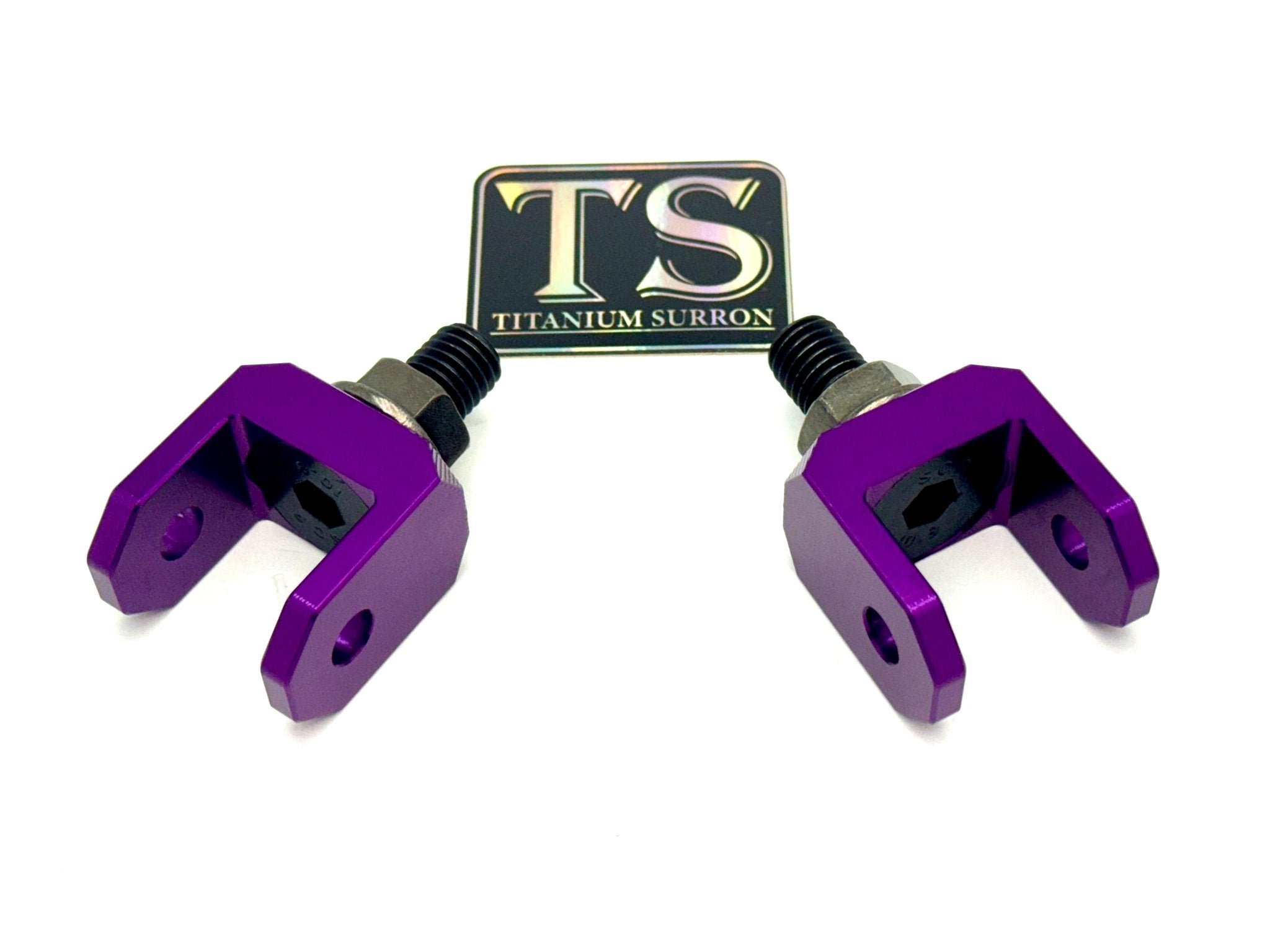 Footpeg Bracket Connectors in Solid Color for E-moto