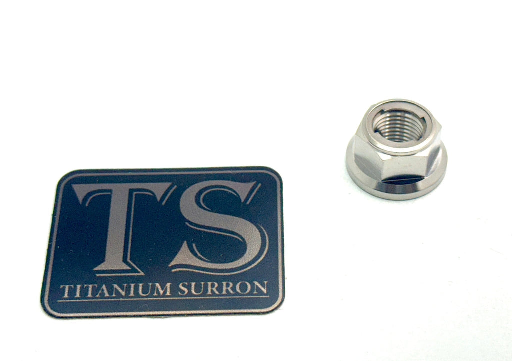 Titanium Rear Axle Nut - E-Moto